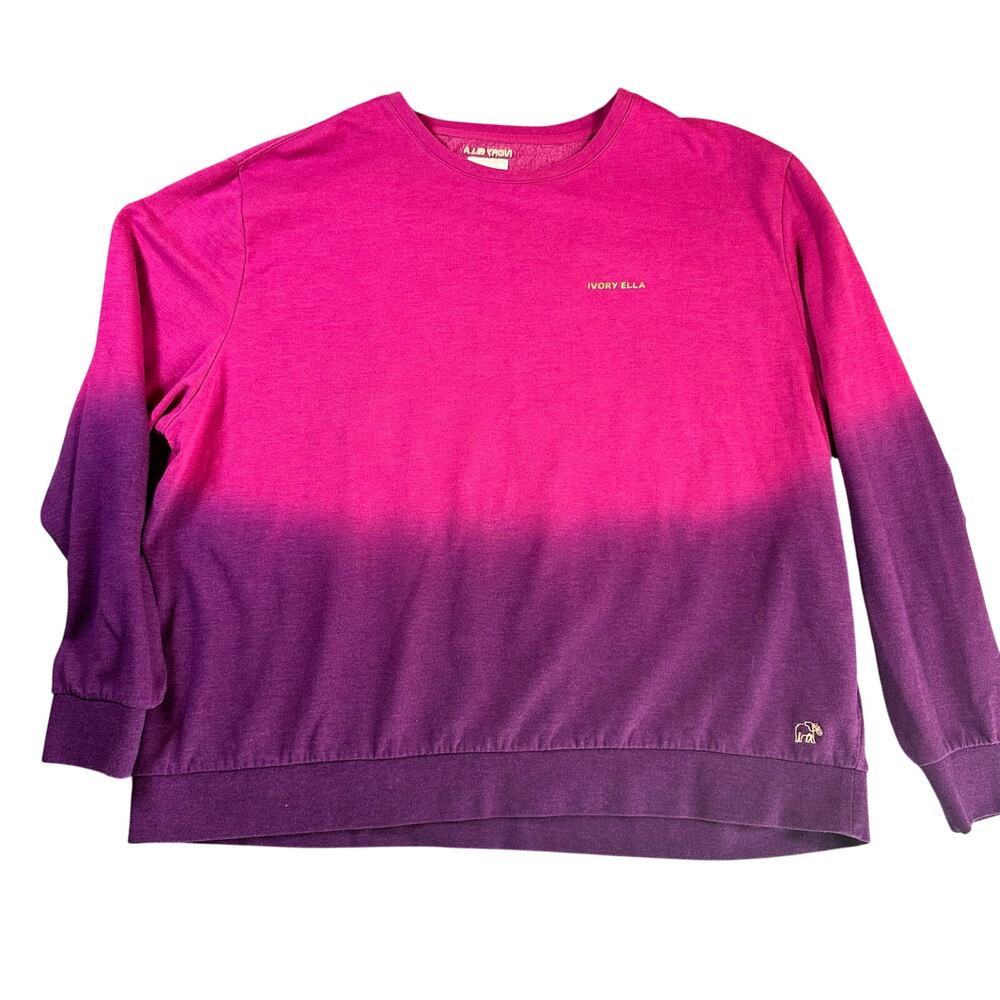 Ivory Ella Ombré Elephant Sweatshirt XL